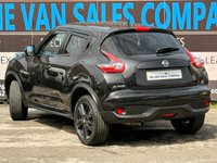 USED 2018 68 NISSAN JUKE 1.6 TEKNA (BOSE EDITION) SUV 5DR PETROL MANUAL EURO 6 (112 PS) NAV LOW RATE FINANCE AVAILABLE - LOW MILEAGE - 1 PREVIOUS OWNER - FULL FRANCHISED DEALER SERVICE HISTORY - 2 KEYS - HPI CHECK ALL CLEAR - ULEZ / LEZ / CAZ COMPLIANT - EURO 6 - STUNNING METTALIC BLACK PAINTWORK - TEKNA MODEL  - BOSE EDITION - SAT NAV - 360 VIEW REVERSE CAMERA -  DRIVE MODES - FULL LEATHER INTERIOR - HEATED SEATS - CRUISE CONTROL - AIR CONDITIONING - FOLDING MIRRORS - FINANCE AVAILABLE - ZERO DEPOSIT OFFERS - ALL VANS/CARS WELCOME IN PART-EXCHANGE, ANY AGE, ANY MILEAGE, ANY CONDITION
