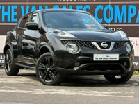 USED 2018 68 NISSAN JUKE 1.6 TEKNA (BOSE EDITION) SUV 5DR PETROL MANUAL EURO 6 (112 PS) NAV LOW RATE FINANCE AVAILABLE - LOW MILEAGE - 1 PREVIOUS OWNER - FULL FRANCHISED DEALER SERVICE HISTORY - 2 KEYS - HPI CHECK ALL CLEAR - ULEZ / LEZ / CAZ COMPLIANT - EURO 6 - STUNNING METTALIC BLACK PAINTWORK - TEKNA MODEL  - BOSE EDITION - SAT NAV - 360 VIEW REVERSE CAMERA -  DRIVE MODES - FULL LEATHER INTERIOR - HEATED SEATS - CRUISE CONTROL - AIR CONDITIONING - FOLDING MIRRORS - FINANCE AVAILABLE - ZERO DEPOSIT OFFERS - ALL VANS/CARS WELCOME IN PART-EXCHANGE, ANY AGE, ANY MILEAGE, ANY CONDITION