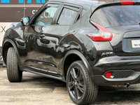 USED 2018 68 NISSAN JUKE 1.6 TEKNA (BOSE EDITION) SUV 5DR PETROL MANUAL EURO 6 (112 PS) NAV LOW RATE FINANCE AVAILABLE - LOW MILEAGE - 1 PREVIOUS OWNER - FULL FRANCHISED DEALER SERVICE HISTORY - 2 KEYS - HPI CHECK ALL CLEAR - ULEZ / LEZ / CAZ COMPLIANT - EURO 6 - STUNNING METTALIC BLACK PAINTWORK - TEKNA MODEL  - BOSE EDITION - SAT NAV - 360 VIEW REVERSE CAMERA -  DRIVE MODES - FULL LEATHER INTERIOR - HEATED SEATS - CRUISE CONTROL - AIR CONDITIONING - FOLDING MIRRORS - FINANCE AVAILABLE - ZERO DEPOSIT OFFERS - ALL VANS/CARS WELCOME IN PART-EXCHANGE, ANY AGE, ANY MILEAGE, ANY CONDITION