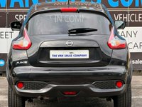 USED 2018 68 NISSAN JUKE 1.6 TEKNA (BOSE EDITION) SUV 5DR PETROL MANUAL EURO 6 (112 PS) NAV LOW RATE FINANCE AVAILABLE - LOW MILEAGE - 1 PREVIOUS OWNER - FULL FRANCHISED DEALER SERVICE HISTORY - 2 KEYS - HPI CHECK ALL CLEAR - ULEZ / LEZ / CAZ COMPLIANT - EURO 6 - STUNNING METTALIC BLACK PAINTWORK - TEKNA MODEL  - BOSE EDITION - SAT NAV - 360 VIEW REVERSE CAMERA -  DRIVE MODES - FULL LEATHER INTERIOR - HEATED SEATS - CRUISE CONTROL - AIR CONDITIONING - FOLDING MIRRORS - FINANCE AVAILABLE - ZERO DEPOSIT OFFERS - ALL VANS/CARS WELCOME IN PART-EXCHANGE, ANY AGE, ANY MILEAGE, ANY CONDITION