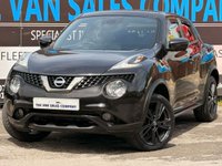 USED 2018 68 NISSAN JUKE 1.6 TEKNA (BOSE EDITION) SUV 5DR PETROL MANUAL EURO 6 (112 PS) NAV LOW RATE FINANCE AVAILABLE - LOW MILEAGE - 1 PREVIOUS OWNER - FULL FRANCHISED DEALER SERVICE HISTORY - 2 KEYS - HPI CHECK ALL CLEAR - ULEZ / LEZ / CAZ COMPLIANT - EURO 6 - STUNNING METTALIC BLACK PAINTWORK - TEKNA MODEL  - BOSE EDITION - SAT NAV - 360 VIEW REVERSE CAMERA -  DRIVE MODES - FULL LEATHER INTERIOR - HEATED SEATS - CRUISE CONTROL - AIR CONDITIONING - FOLDING MIRRORS - FINANCE AVAILABLE - ZERO DEPOSIT OFFERS - ALL VANS/CARS WELCOME IN PART-EXCHANGE, ANY AGE, ANY MILEAGE, ANY CONDITION