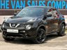 USED 2018 68 NISSAN JUKE 1.6 TEKNA (BOSE EDITION) SUV 5DR PETROL MANUAL EURO 6 (112 PS) NAV LOW RATE FINANCE AVAILABLE - LOW MILEAGE - 1 PREVIOUS OWNER - FULL FRANCHISED DEALER SERVICE HISTORY - 2 KEYS - HPI CHECK ALL CLEAR - ULEZ / LEZ / CAZ COMPLIANT - EURO 6 - STUNNING METTALIC BLACK PAINTWORK - TEKNA MODEL  - BOSE EDITION - SAT NAV - 360 VIEW REVERSE CAMERA -  DRIVE MODES - FULL LEATHER INTERIOR - HEATED SEATS - CRUISE CONTROL - AIR CONDITIONING - FOLDING MIRRORS - FINANCE AVAILABLE - ZERO DEPOSIT OFFERS - ALL VANS/CARS WELCOME IN PART-EXCHANGE, ANY AGE, ANY MILEAGE, ANY CONDITION