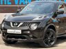 USED 2018 68 NISSAN JUKE 1.6 TEKNA (BOSE EDITION) SUV 5DR PETROL MANUAL EURO 6 (112 PS) NAV LOW RATE FINANCE AVAILABLE - LOW MILEAGE - 1 PREVIOUS OWNER - FULL FRANCHISED DEALER SERVICE HISTORY - 2 KEYS - HPI CHECK ALL CLEAR - ULEZ / LEZ / CAZ COMPLIANT - EURO 6 - STUNNING METTALIC BLACK PAINTWORK - TEKNA MODEL  - BOSE EDITION - SAT NAV - 360 VIEW REVERSE CAMERA -  DRIVE MODES - FULL LEATHER INTERIOR - HEATED SEATS - CRUISE CONTROL - AIR CONDITIONING - FOLDING MIRRORS - FINANCE AVAILABLE - ZERO DEPOSIT OFFERS - ALL VANS/CARS WELCOME IN PART-EXCHANGE, ANY AGE, ANY MILEAGE, ANY CONDITION