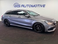 USED 2019 19 MERCEDES-BENZ CLA SHOOTING BRAKE CLA200 AMG LINE EDITION 7G-DCT AUTO 155 BHP + SAT NAV + REAR CAMERA SIX MONTH WARRANTY FEB 2027 MOT