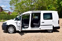 USED 2017 67 VOLKSWAGEN CADDY MAXI 2.0 TDi C20 Maxi Combi Van 5dr Diesel Manual FWD (Window) (128 g/km, 101 bhp) 2 OWNERS FROM NEW + FACTORY TAILGATE OPTION!