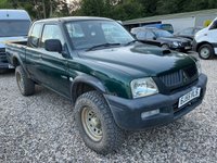 USED 2005 55 MITSUBISHI L200 2.5 TD 4Work Club Cab Pickup 2dr Diesel Manual (113 bhp) NO VAT & THE BEST VALUE VANS IN UK