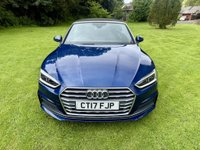 USED 2017 17 AUDI A5 CABRIOLET 2.0 TDI S line Convertible 2dr Diesel S Tronic Euro 6 (s/s) (190 ps) Exceptional & Beautiful Example