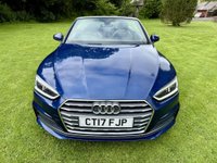 USED 2017 17 AUDI A5 CABRIOLET 2.0 TDI S line Convertible 2dr Diesel S Tronic Euro 6 (s/s) (190 ps) Exceptional & Beautiful Example