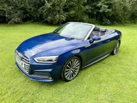 USED 2017 17 AUDI A5 CABRIOLET 2.0 TDI S line Convertible 2dr Diesel S Tronic Euro 6 (s/s) (190 ps) Exceptional & Beautiful Example