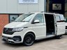 USED 2022 22 VOLKSWAGEN TRANSPORTER T28 HIGHLINE DSG PANEL / DAY VAN ( NO VAT ) NO VAT !!!   FULLY CARPETED + 18&rdquo; ALLOYS + SIDE WINDOWS