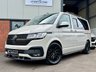 USED 2022 22 VOLKSWAGEN TRANSPORTER T28 HIGHLINE DSG PANEL / DAY VAN ( NO VAT ) NO VAT !!!   FULLY CARPETED + 18&rdquo; ALLOYS + SIDE WINDOWS