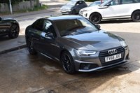 USED 2018 68 AUDI A4 2.0 TFSI 40 Black Edition Saloon 4dr Petrol S Tronic Euro 6 (s/s) (190 ps) 