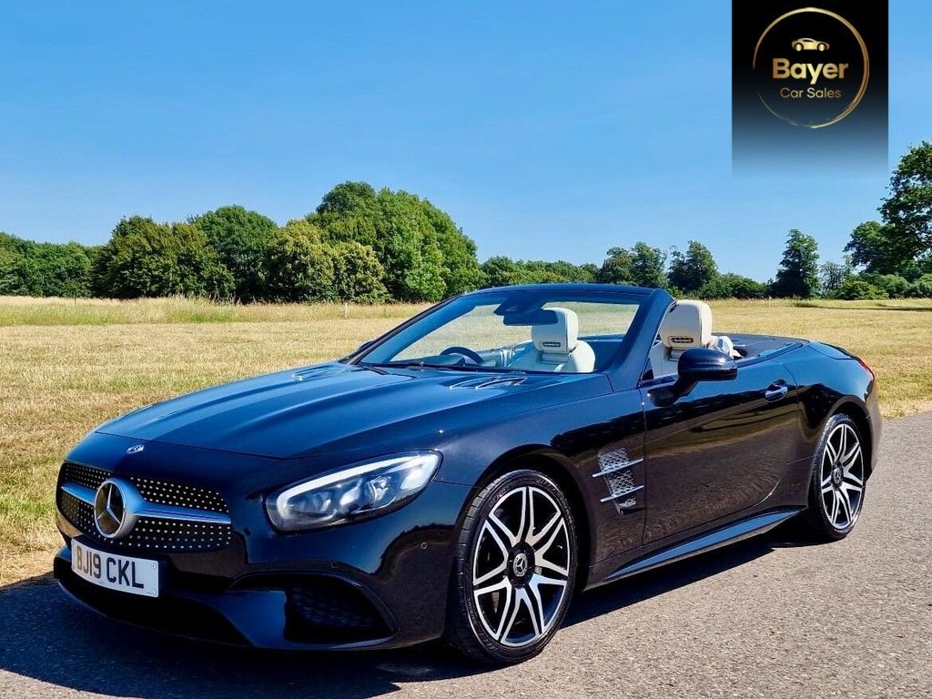 USED 2019 19 MERCEDES-BENZ SL 3.0 SL400 V6 AMG Line (Premium) Convertible 2dr Petrol G-Tronic+ Euro 6 (s/s) (367 ps) FINANCE AVAILABLE