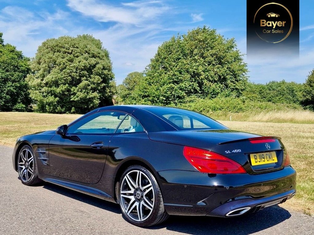 USED 2019 19 MERCEDES-BENZ SL 3.0 SL400 V6 AMG Line (Premium) Convertible 2dr Petrol G-Tronic+ Euro 6 (s/s) (367 ps) FINANCE AVAILABLE