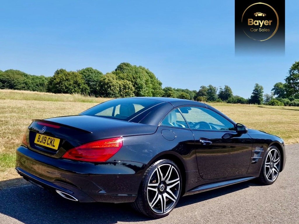 USED 2019 19 MERCEDES-BENZ SL 3.0 SL400 V6 AMG Line (Premium) Convertible 2dr Petrol G-Tronic+ Euro 6 (s/s) (367 ps) FINANCE AVAILABLE