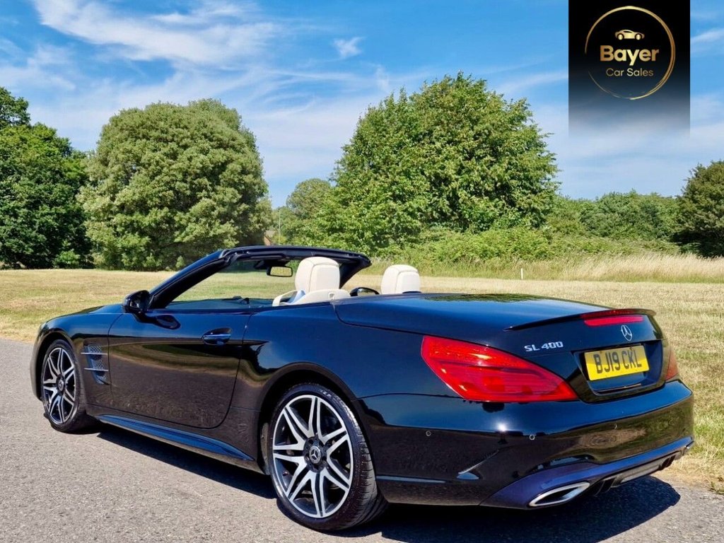 USED 2019 19 MERCEDES-BENZ SL 3.0 SL400 V6 AMG Line (Premium) Convertible 2dr Petrol G-Tronic+ Euro 6 (s/s) (367 ps) FINANCE AVAILABLE