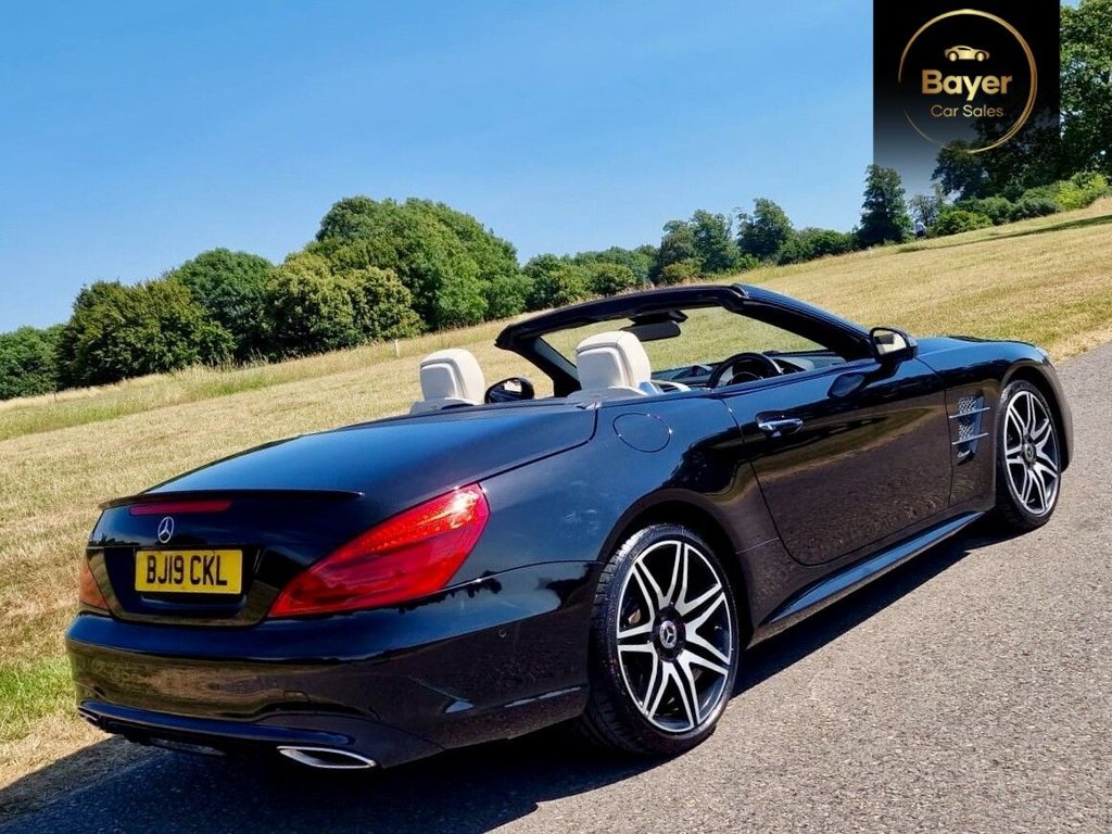 USED 2019 19 MERCEDES-BENZ SL 3.0 SL400 V6 AMG Line (Premium) Convertible 2dr Petrol G-Tronic+ Euro 6 (s/s) (367 ps) FINANCE AVAILABLE