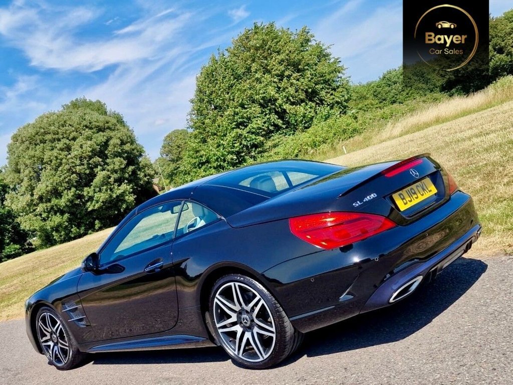 USED 2019 19 MERCEDES-BENZ SL 3.0 SL400 V6 AMG Line (Premium) Convertible 2dr Petrol G-Tronic+ Euro 6 (s/s) (367 ps) FINANCE AVAILABLE