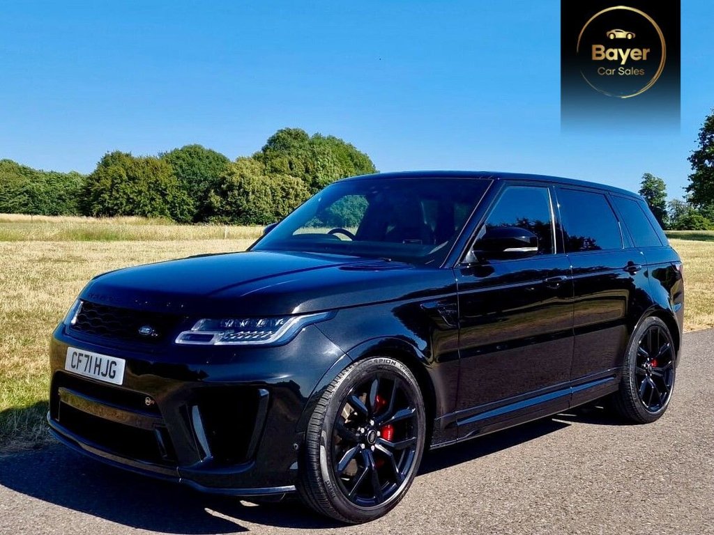 USED 2021 71 LAND ROVER RANGE ROVER SPORT 5.0 P575 V8 GPF SVR SUV 5dr Petrol Auto 4WD Euro 6 (s/s) (575 ps) FINANCE AVAILABLE
