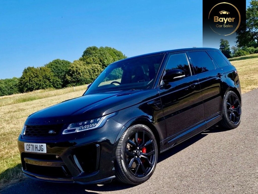 USED 2021 71 LAND ROVER RANGE ROVER SPORT 5.0 P575 V8 GPF SVR SUV 5dr Petrol Auto 4WD Euro 6 (s/s) (575 ps) FINANCE AVAILABLE