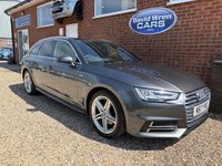 USED 2017 17 AUDI A4 AVANT 2.0 TFSI S line Estate 5dr Petrol S Tronic Euro 6 (s/s) (190 ps) 