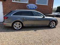 USED 2017 17 AUDI A4 AVANT 2.0 TFSI S line Estate 5dr Petrol S Tronic Euro 6 (s/s) (190 ps) 