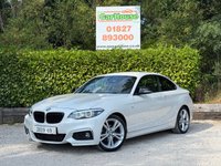 USED 2019 J BMW 2 SERIES 2.0 218d M Sport Coupe 2dr Diesel Auto Sat Nav, DAB, Keyless Start