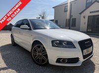 USED 2010 60 AUDI A3 2.0 TDI S line Sportback 5dr Diesel Manual Euro 5 (s/s) (170 ps) PART EXCHANGE TO CLEAR