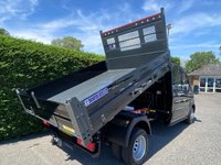 USED 2026 26 FORD TRANSIT  350 TREND L3 DOUBLE CAB TIPPER BLACK 2.0 165PS **3.5 Ton Towing** 5 Year Ford Warranty, Very Desirable Top Of Range Double Cab Tipper With Air Con, 12" Media Screen, Rear Camera, Heated Seats, Tow Pack, Dual Rear Wheels, 3.5 Ton Towing Capacity, Metallic Paintwork & Much More! Very Rare Vehicle To Find Available From Stock!
