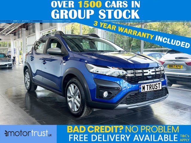 View our Dacia Sandero Stepway 1.0 TCe Expression Hatchback 5dr Bi Fuel Manual Euro 6 (s/s) (100 ps) FULL DACIA S/H X3!! 1 FORMER OWNER!
