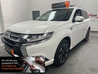 USED 2018 18 MITSUBISHI OUTLANDER 2.0h 12kWh 5h SUV 5dr Petrol Plug-in Hybrid CVT 4WD Euro 6 (s/s) (200 ps) 12 MONTH MOT  &   12 WARRANTY