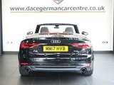 USED 2017 17 AUDI A5 CABRIOLET 2.0 TFSI S line Convertible 2dr Petrol S Tronic Euro 6 (s/s) (190 ps) VERY NICELY CARED FOR A5 CABRIOLET - COMES WITH A COMPREHENSIVE AUDI MAIN DEALER SERVICE HISTORY + SATELLITE NAVIGATION + BLUETOOTH CONNECTIVITY INCLUDING MEDIA STREAMING + THREE-ZONE CLIMATE CONTROL + CRUISE CONTROL + FRONT AND REAR PARKING SENSORS + DAB DIGITAL RADIO + IN CAR ENTERTAINMENT WITH MEDIA DISPLAY + FLAT BOTTOMED LEATHER MULTI FUNCTION STEERING WHEEL WITH PADDLE SHIFT GEAR SELECT + VOICE COMMAND + KEYLESS START + PIANO BLACK INLAYS + ECO STOP / START FUNCTION