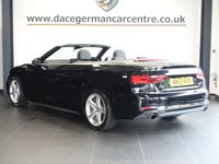 USED 2017 17 AUDI A5 CABRIOLET 2.0 TFSI S line Convertible 2dr Petrol S Tronic Euro 6 (s/s) (190 ps) VERY NICELY CARED FOR A5 CABRIOLET - COMES WITH A COMPREHENSIVE AUDI MAIN DEALER SERVICE HISTORY + SATELLITE NAVIGATION + BLUETOOTH CONNECTIVITY INCLUDING MEDIA STREAMING + THREE-ZONE CLIMATE CONTROL + CRUISE CONTROL + FRONT AND REAR PARKING SENSORS + DAB DIGITAL RADIO + IN CAR ENTERTAINMENT WITH MEDIA DISPLAY + FLAT BOTTOMED LEATHER MULTI FUNCTION STEERING WHEEL WITH PADDLE SHIFT GEAR SELECT + VOICE COMMAND + KEYLESS START + PIANO BLACK INLAYS + ECO STOP / START FUNCTION