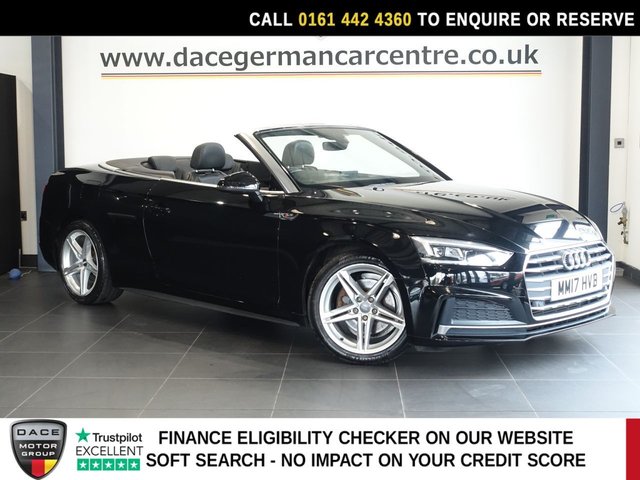 View our Audi A5 Cabriolet 2.0 TFSI S line Convertible 2dr Petrol S Tronic Euro 6 (s/s) (190 ps)