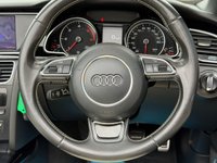 USED 2015 65 AUDI A5 CABRIOLET 2.0 TDI S line Special Edition Plus Convertible Sepang Blue Diesel Multitronic Euro 6 (s/s) (190 ps) HUGE SPEC FULL 2 TONE LEATHER HEATED SPORTS SEATS with NECK SCARF SAT NAV REVERSE CAMERA WIND DEFLECTOR AND LOTS MORE