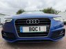 USED 2015 65 AUDI A5 CABRIOLET 2.0 TDI S line Special Edition Plus Convertible Sepang Blue Diesel Multitronic Euro 6 (s/s) (190 ps) HUGE SPEC FULL 2 TONE LEATHER HEATED SPORTS SEATS with NECK SCARF SAT NAV REVERSE CAMERA WIND DEFLECTOR AND LOTS MORE