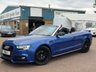 USED 2015 65 AUDI A5 CABRIOLET 2.0 TDI S line Special Edition Plus Convertible Sepang Blue Diesel Multitronic Euro 6 (s/s) (190 ps) HUGE SPEC FULL 2 TONE LEATHER HEATED SPORTS SEATS with NECK SCARF SAT NAV REVERSE CAMERA WIND DEFLECTOR AND LOTS MORE