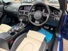 USED 2015 65 AUDI A5 CABRIOLET 2.0 TDI S line Special Edition Plus Convertible Sepang Blue Diesel Multitronic Euro 6 (s/s) (190 ps) HUGE SPEC FULL 2 TONE LEATHER HEATED SPORTS SEATS with NECK SCARF SAT NAV REVERSE CAMERA WIND DEFLECTOR AND LOTS MORE
