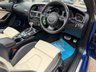 USED 2015 65 AUDI A5 CABRIOLET 2.0 TDI S line Special Edition Plus Convertible Sepang Blue Diesel Multitronic Euro 6 (s/s) (190 ps) HUGE SPEC FULL 2 TONE LEATHER HEATED SPORTS SEATS with NECK SCARF SAT NAV REVERSE CAMERA WIND DEFLECTOR AND LOTS MORE