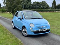 USED 2015 15 FIAT 500 1.2 Lounge Hatchback 3dr Petrol Manual Euro 6 (s/s) (69 bhp) 
