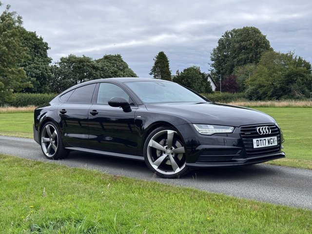 View our Audi A7 3.0 TDI V6 Black Edition Sportback 5dr Diesel S Tronic quattro Euro 6 (s/s) (218 ps)