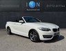 USED 2016 16 BMW 2 SERIES 2.0 218d Sport Convertible *Sat Nav, Park Sensors, Elec Roof* 