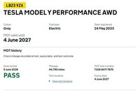 USED 2023 23 TESLA MODEL Y (Dual Motor) Performance SUV 5dr Electric Auto 4WDE (426 bhp) 1 Owner from Brand New
