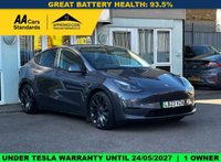 USED 2023 23 TESLA MODEL Y (Dual Motor) Performance SUV 5dr Electric Auto 4WDE (426 bhp) 1 Owner from Brand New