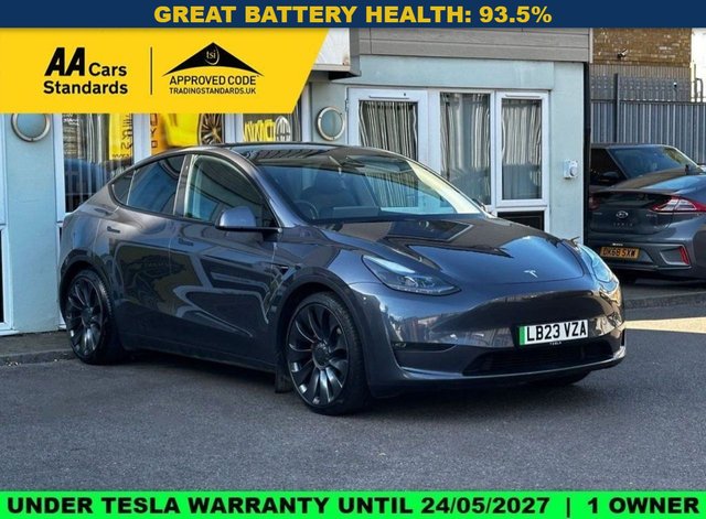 View our Tesla Model Y (Dual Motor) Performance SUV 5dr Electric Auto 4WDE (426 bhp)