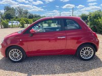 USED 2017 17 FIAT 500 1.2 ECO Pop Star Hatchback 3dr Petrol Manual Euro 6 (s/s) (69 bhp) &pound;20 year tax. Long MOT!