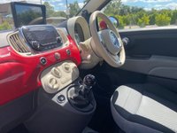 USED 2017 17 FIAT 500 1.2 ECO Pop Star Hatchback 3dr Petrol Manual Euro 6 (s/s) (69 bhp) &pound;20 year tax. Long MOT!