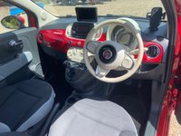 USED 2017 17 FIAT 500 1.2 ECO Pop Star Hatchback 3dr Petrol Manual Euro 6 (s/s) (69 bhp) &pound;20 year tax. Long MOT!