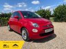 USED 2017 17 FIAT 500 1.2 ECO Pop Star Hatchback 3dr Petrol Manual Euro 6 (s/s) (69 bhp) &pound;20 year tax. Long MOT!