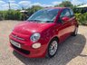 USED 2017 17 FIAT 500 1.2 ECO Pop Star Hatchback 3dr Petrol Manual Euro 6 (s/s) (69 bhp) &pound;20 year tax. Long MOT!